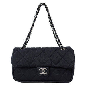 Chanel Matelasse Chain Shoulder Bag Black